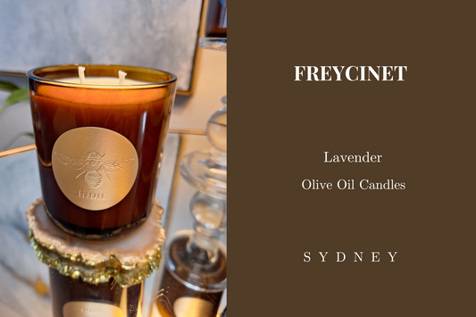 Olive Oil Candle " FREYCINET" Lavender